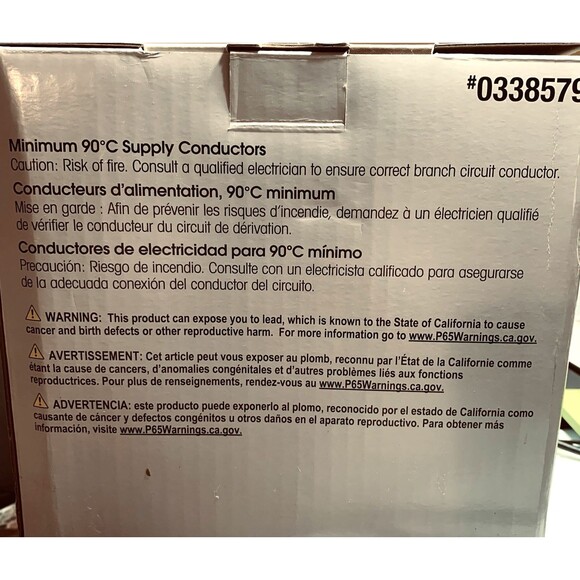 Portfolio Flushmount Ceiling Fixture #0338579 Matte Black Finish New Boxed - Picture 6 of 6